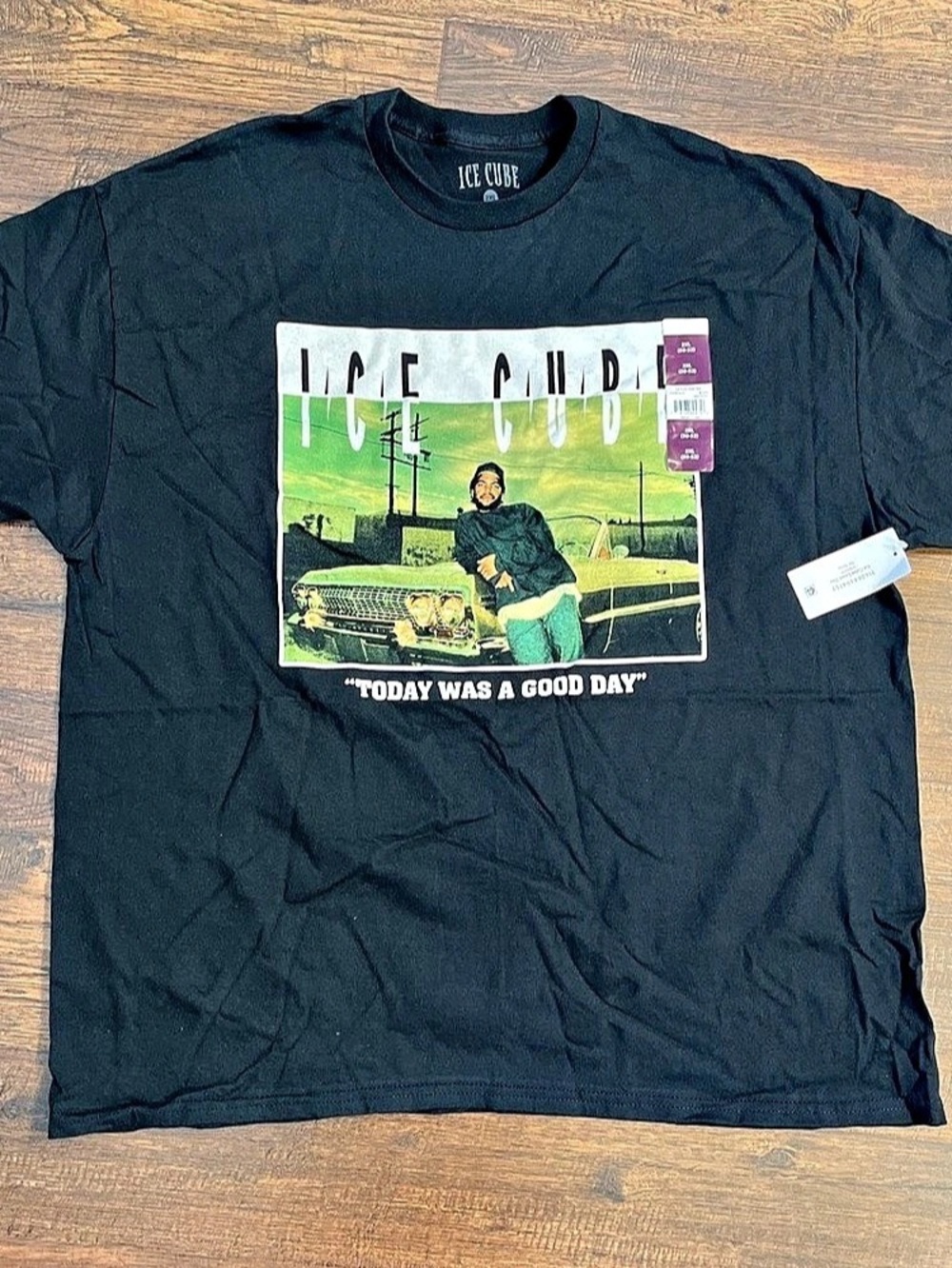 Ice Cube Men’s Today Was A Good Day Graphic Tee Shirt Black 2XL